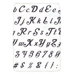 Font Lettering Alphabet Writing Flap Covers (s) 