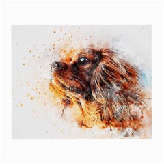 Dog Animal Pet Art Abstract Small Glasses Cloth (2-side)