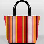 Abstract Background Pattern Textile Bucket Bags Back