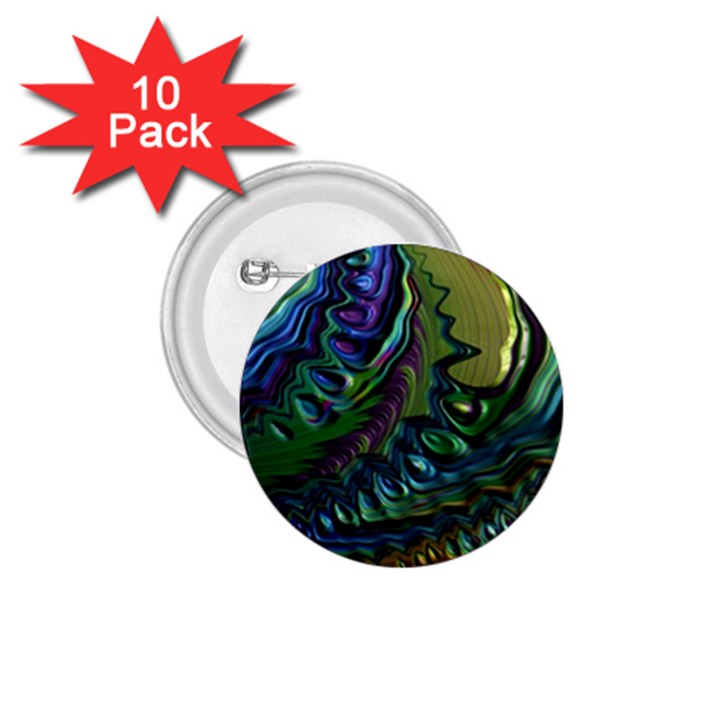 Fractal Art Background Image 1.75  Buttons (10 pack)