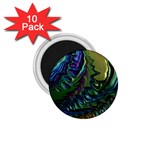 Fractal Art Background Image 1.75  Magnets (10 pack) 