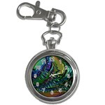 Fractal Art Background Image Key Chain Watches