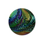 Fractal Art Background Image Magnet 3  (Round)