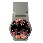 Fractal Fantasy Art Design Swirl Money Clips (Round) 