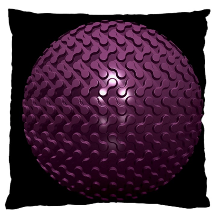 Sphere 3d Geometry Math Design Large Cushion Case (One Side)