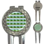 Dino In The Mountains Blue 3-in-1 Golf Divots