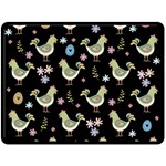 Easter Pattern Fleece Blanket (Large)  80 x60  Blanket Front