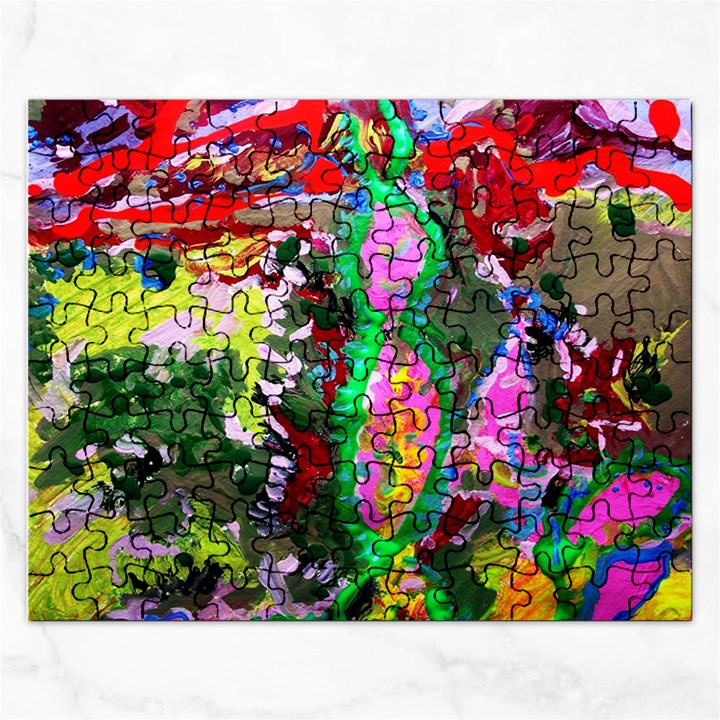 Dscf1239 - desert in a bloom Rectangular Jigsaw Puzzl
