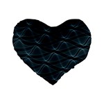Desktop Pattern Vector Design Standard 16  Premium Flano Heart Shape Cushions