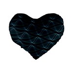 Desktop Pattern Vector Design Standard 16  Premium Flano Heart Shape Cushions Back