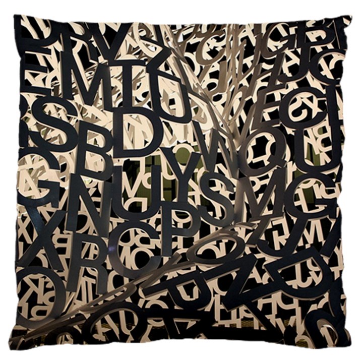 Pattern Design Texture Wallpaper Large Cushion Case (One Side)