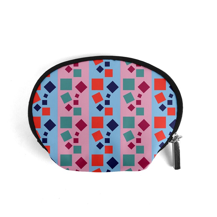 Background Desktop Squares Accessory Pouches (Small) 