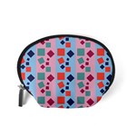 Background Desktop Squares Accessory Pouches (Small)  Back