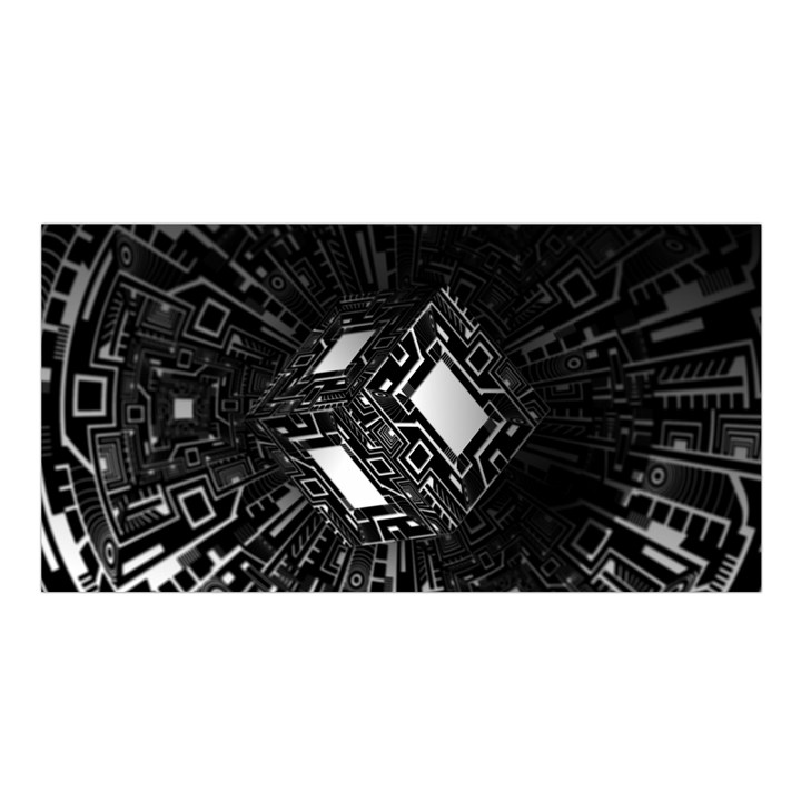 Technoid Future Robot Science Satin Shawl
