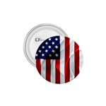 American Usa Flag Vertical 1.75  Buttons