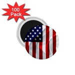 American Usa Flag Vertical 1.75  Magnets (100 pack) 