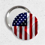 American Usa Flag Vertical 2.25  Handbag Mirrors