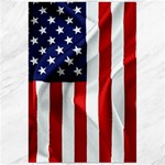 American Usa Flag Vertical Canvas 24  x 36 