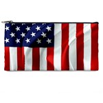 American Usa Flag Vertical Pencil Cases