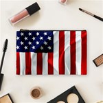 American Usa Flag Vertical Cosmetic Bag (Medium) 