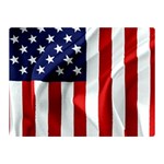 American Usa Flag Vertical Double Sided Flano Blanket (Mini) 