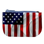 American Usa Flag Vertical Large Coin Purse