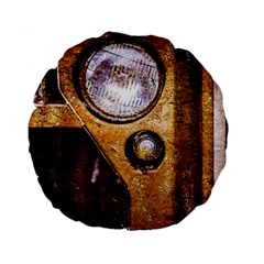 Vintage Off Roader Car Headlight Standard 15  Premium Flano Round Cushions