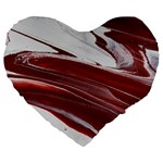 RUBY PILLARS Large 19  Premium Heart Shape Cushions