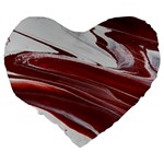 RUBY PILLARS Large 19  Premium Heart Shape Cushions Back