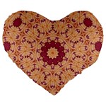 Abstract Art Abstract Background Pattern Large 19  Premium Flano Heart Shape Cushions