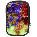 Splashes Of Color Background Compact Camera Leather Case