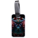 Background Texture Pattern Luggage Tags (Two Sides) Back