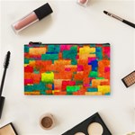 Pattern Texture Background Color Cosmetic Bag (Small)