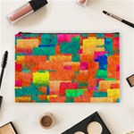 Pattern Texture Background Color Cosmetic Bag (Large)