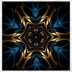 Pattern Texture Copper Teal Design Canvas 16  X 16 