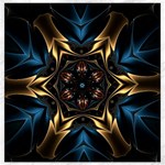 Pattern Texture Copper Teal Design Canvas 16  x 16  15.2 x15.41  Canvas - 1