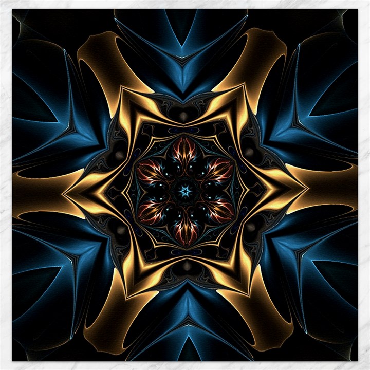 Pattern Texture Copper Teal Design Canvas 16  x 16 