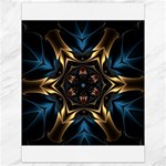 Pattern Texture Copper Teal Design Canvas 18  x 24 