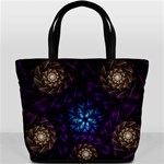 Geometry Fractal Colorful Geometric Bucket Bag Back