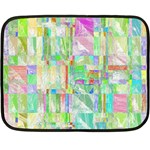 Pastel Quilt Background Texture Fleece Blanket (Mini)