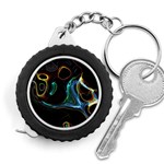 Abstract Background Pattern Measuring Tape