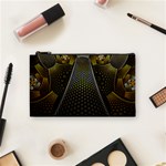 Fractal Hexagon Geometry Hexagonal Cosmetic Bag (Small)