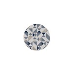 Geometric Triangle Modern Mosaic 1  Mini Magnets