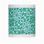 Colorful Abstract Print Pattern White Mugs Center
