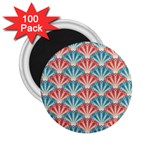 Seamless Patter Peacock Feathers 2.25  Magnets (100 pack) 