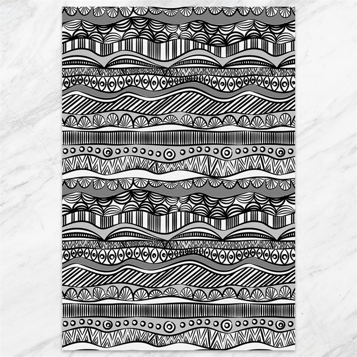 Ethno Seamless Pattern Canvas 12  x 18 