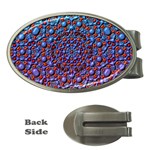 Tile Background Image Pattern 3d Money Clips (Oval) 