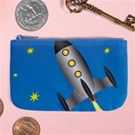 Rocket Spaceship Space Travel Nasa Large Coin Purse