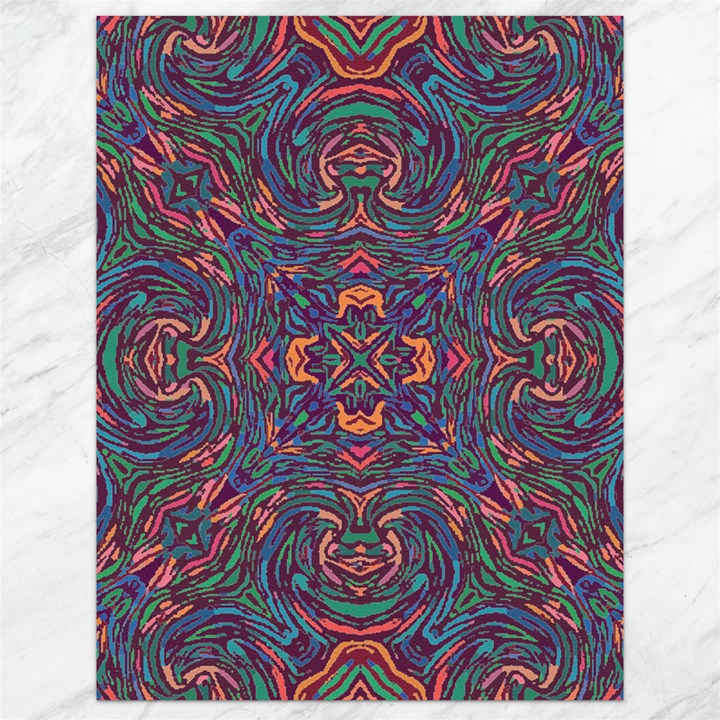 Tile Repeating Colors Texture Canvas 18  x 24 