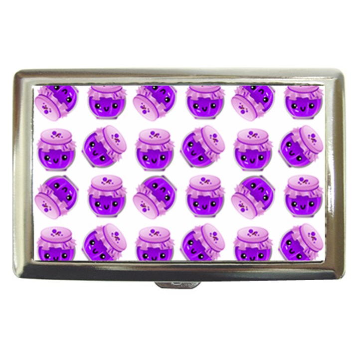 Kawaii Grape Jam Jar Pattern Cigarette Money Case